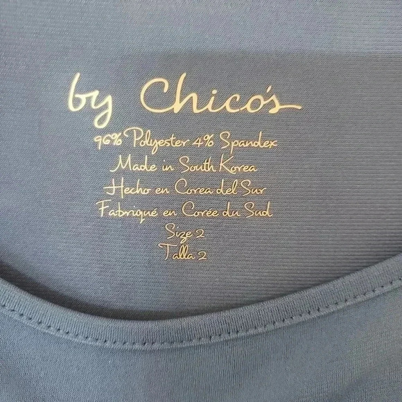 Chico's Peek-A-Boo Cutout Top - Picture 3 of 5